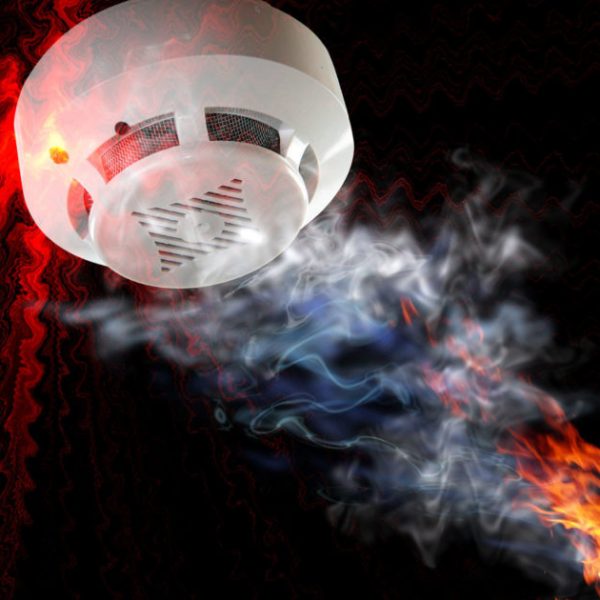 حساس انذار حريق ذاتي منزلي