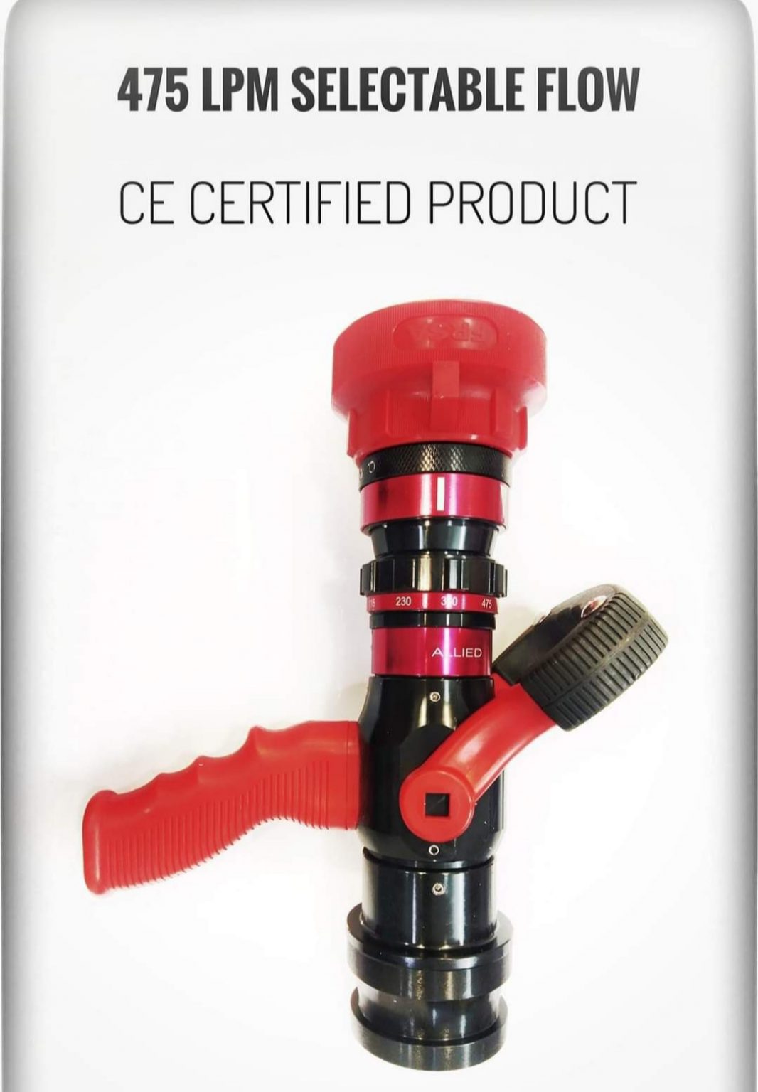 قاذف اطفاء حريق متغير الدفع يدوي